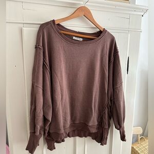 Free people camden sweatshirt women’s size M